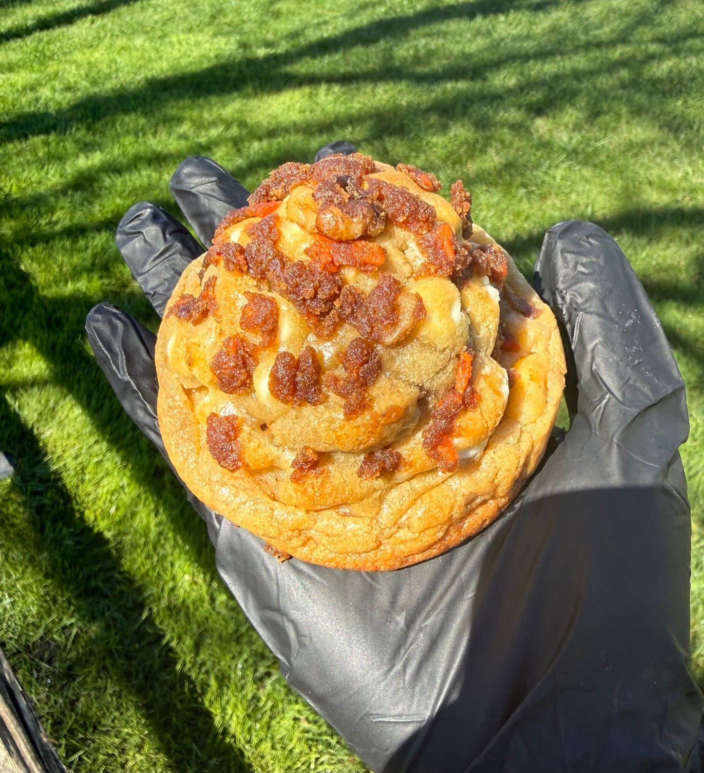 Carrot Cake Stuffed Cookie