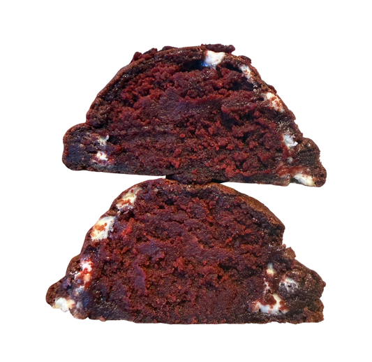 Red Velvet Cake Stuffed Cookie